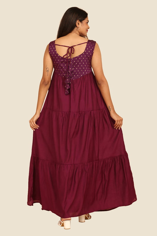 Women Tiered Ethnic Dress