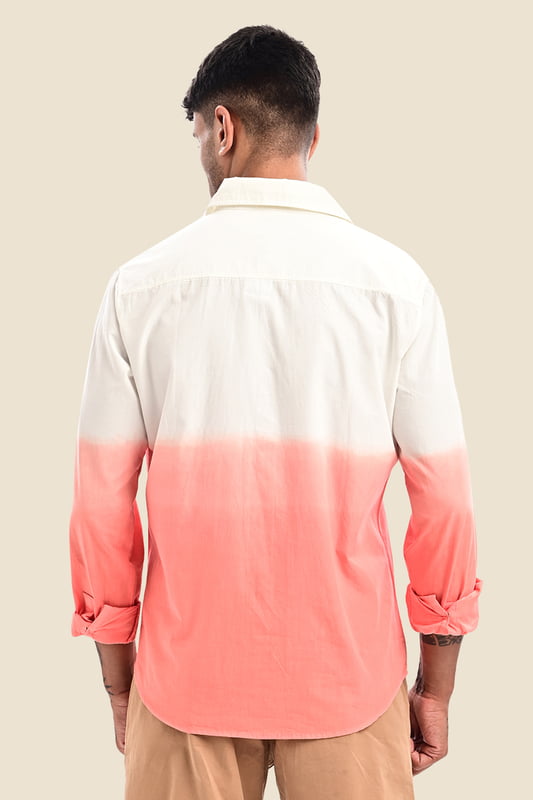 Men's Ombre Dip Dye Shirt