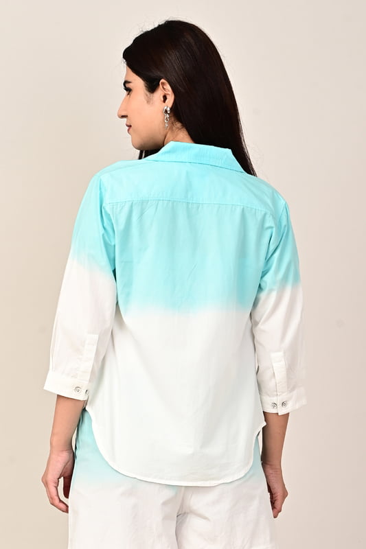 Women's Ombre Dip Dye Shirt