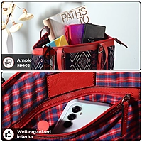 SATCHEL BAGS RED