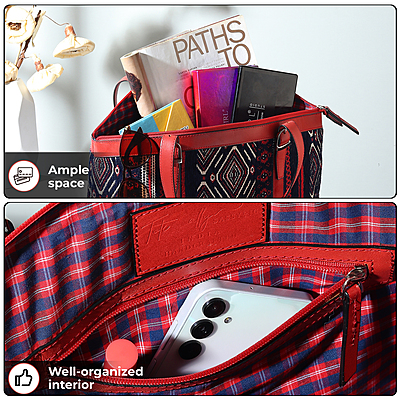 SATCHEL BAGS RED