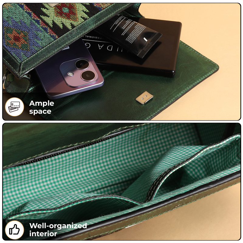 CROSS BODY FLAP VERDE