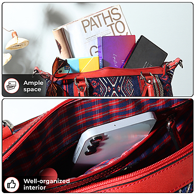 CONVERTABLE SATCHEL ROJA