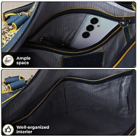 CONVERTABLE SATCHEL AZUL