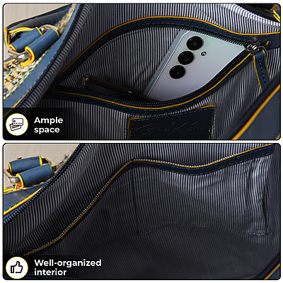 CONVERTABLE SATCHEL AZUL