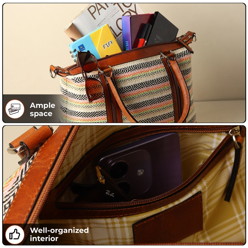 CONVERTABLE SATCHEL TOSTADO