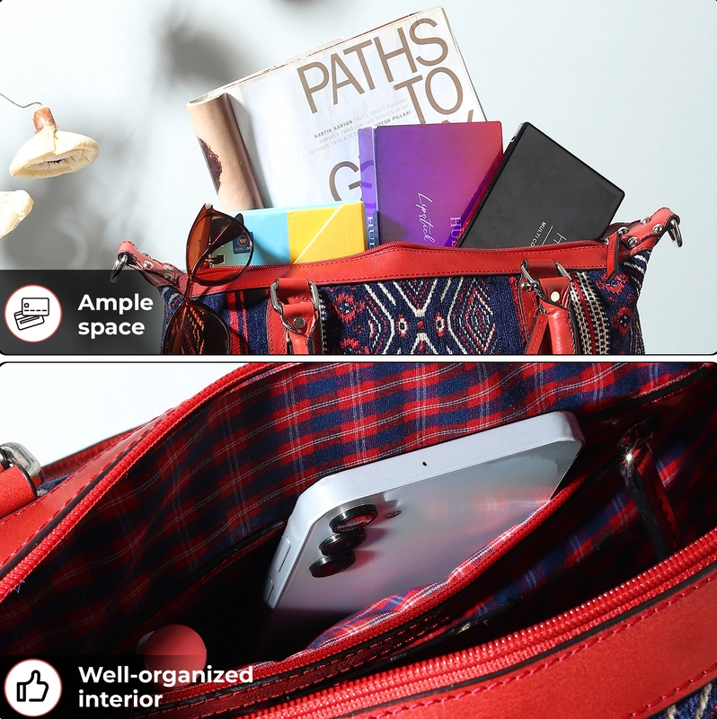 CONVERTABLE SATCHEL ROJA