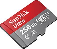 SanDisk Ultra 256GB microSDXC UHS-I, 150MB/s R, Memory Card, 10 Y Warranty, for Smartphone