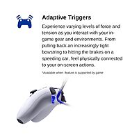 Sony DualSense Wireless Controller White (PlayStation 5) | PS5 | Motion Controller | Gamepad