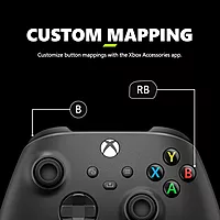 Xbox Wireless Controller β Carbon Black Series X|S, One, and Windows Devices (Black)