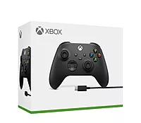 Xbox Controller Carbon Black with USB