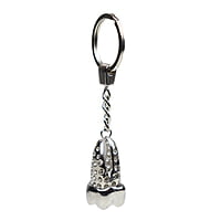 iDENTical Tooth Shape Silver Keychain YK-068S – Dental Gift