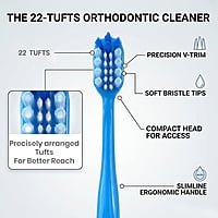 MyOra C-Soft Orthodontic Toothbrush for Braces – Pack of 12