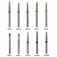 NewDiamond Ceramic Restoration FG Airotor Bur Kit FG-107 – Pack of 10