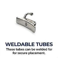 OSL 1st Molar Weldable Buccal Tubes MBT 0.022 (Pack of 4)