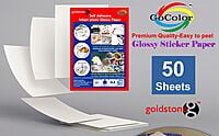 GoColor Self Adhesive Inkjet Paper - 135 Gsm A4 Size (210mm X 297mm) 20 Sheet GoColor Self Adhesive Inkjet Paper - 135 Gsm A4 Size (210mm X 297mm) 20 Sheet