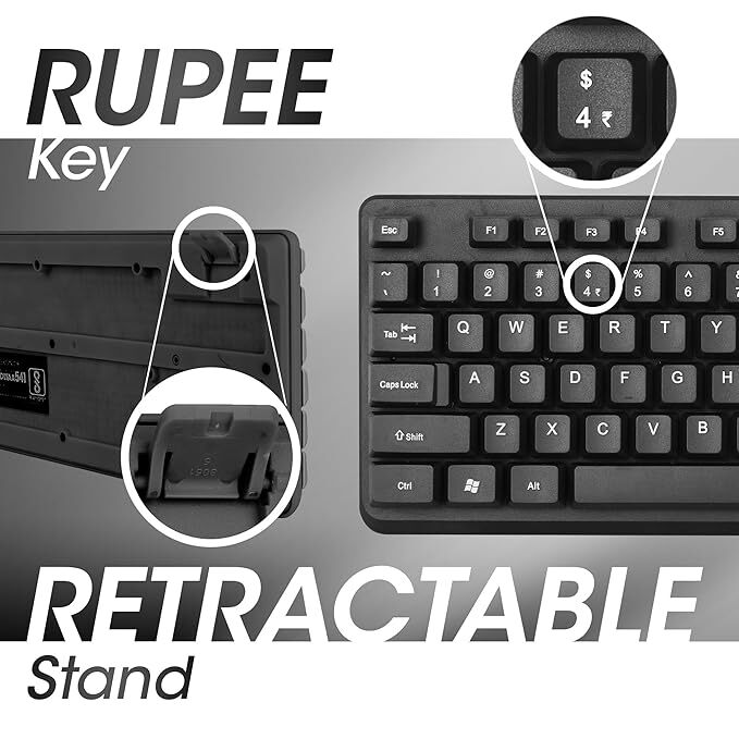 ZEBRONICS KB &MOUSE COMBO (JUDWA 541)