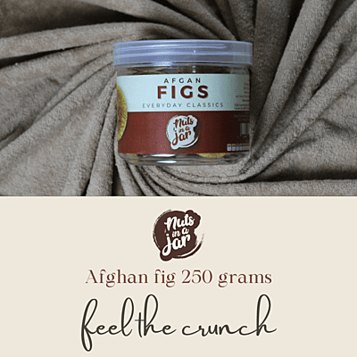 Nuts in a Jar Afgan Figs (Anjeer) Everyday Classics 250 Grams Nuts in a Jar Afgan Figs (Anjeer) Everyday Classics 250 Grams