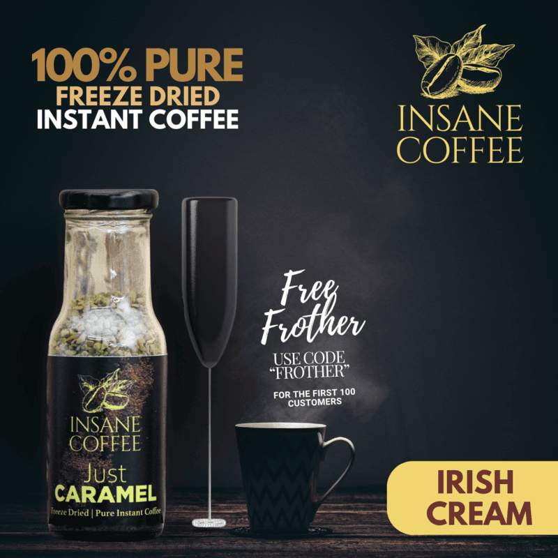 Insane Coffee Freeze Dried Irish Cream 50 Grams
