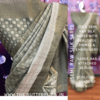 SEMI RAW SILK SAREE PSYSRSS22267 SEMI RAW SILK SAREE PSYSRSS22267