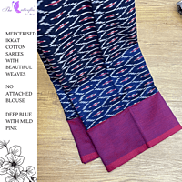 IKKAT MERCERISED COTTON SAREE BGHSDIC23308 IKKAT MERCERISED COTTON SAREE BGHSDIC23308