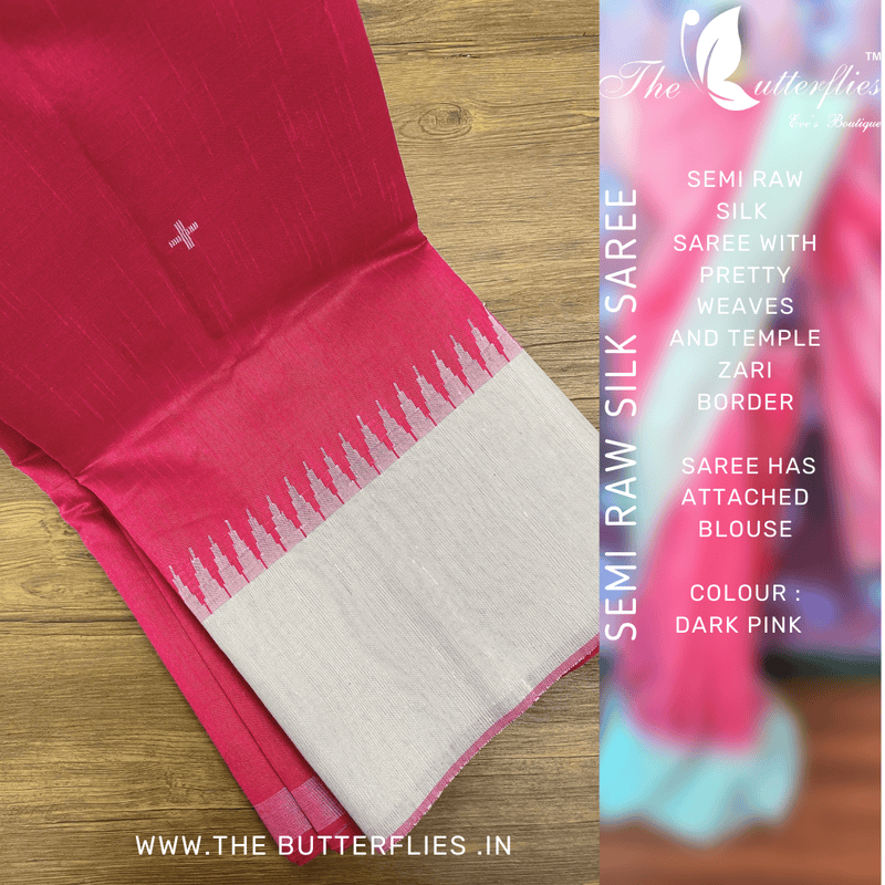 SEMI RAW SILK SAREE MRSSRSS22512