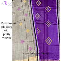 PURE RAW SILK SAREE WITH PRETTY WEAVES YBRSRSS19724 PURE RAW SILK SAREE WITH PRETTY WEAVES YBRSRSS19724