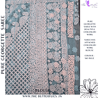 PURE GEORGETTE SILK SAREE MSKSGRS23771