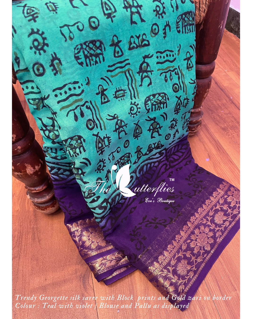 GEORGETTE SILK SAREE ORDSGRS24158