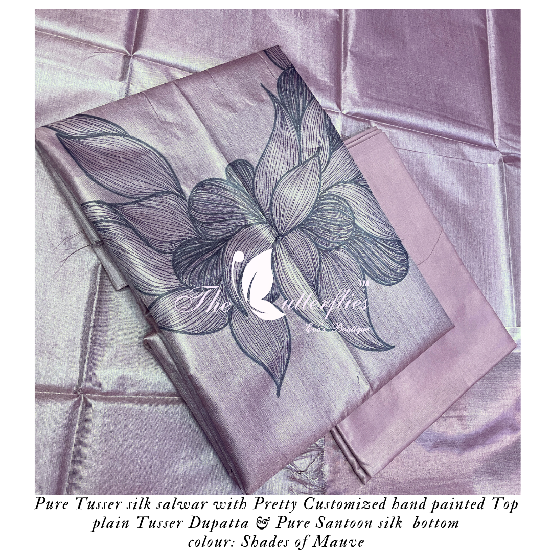 PURE TUSSER SILK SALWAR ANCCTRS24219