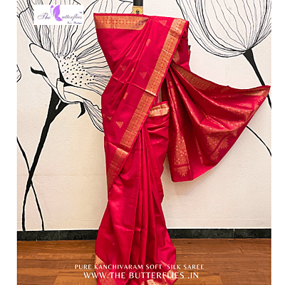 Pure Kanchivaram Silk sareee SHSSKAN20626