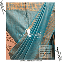 VISCOSE  TUSSER SAREE  YBRSTUS23384