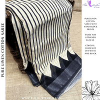 LINEN COTTON SAREE ssgSLIN24645 LINEN COTTON SAREE ssgSLIN24645