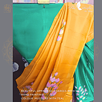 HAND PAINTED PURE KANCHIVARAM SILK SAREE KSSSSIL24523