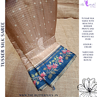 TUSSER SILK SAREE SFHSTSK24634