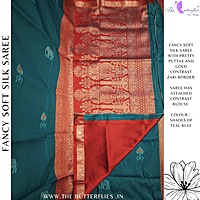 FANCY SOFT SILK SAREE MHTSSIL24837 FANCY SOFT SILK SAREE MHTSSIL24837