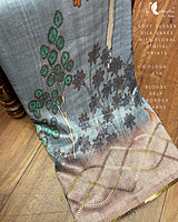 SOFT TUSSER SILK SAREE KHFSTUS25016 SOFT TUSSER SILK SAREE KHFSTUS25016