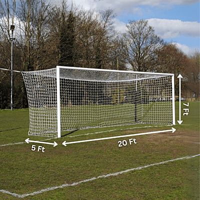 Football Goalpost Net (Heavy Quality) - Pair