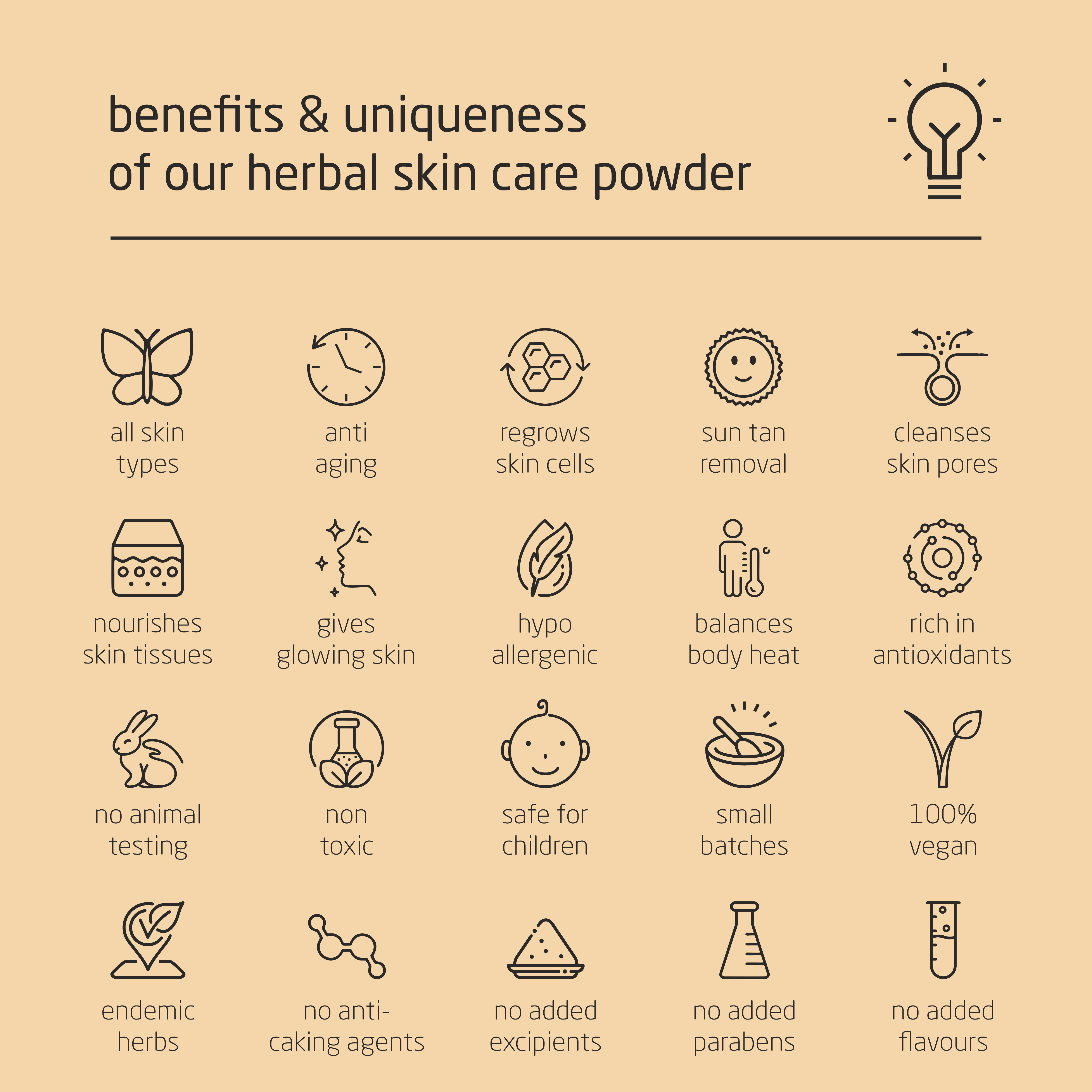 Super Premium Herbal Skin Care Powder - 100g