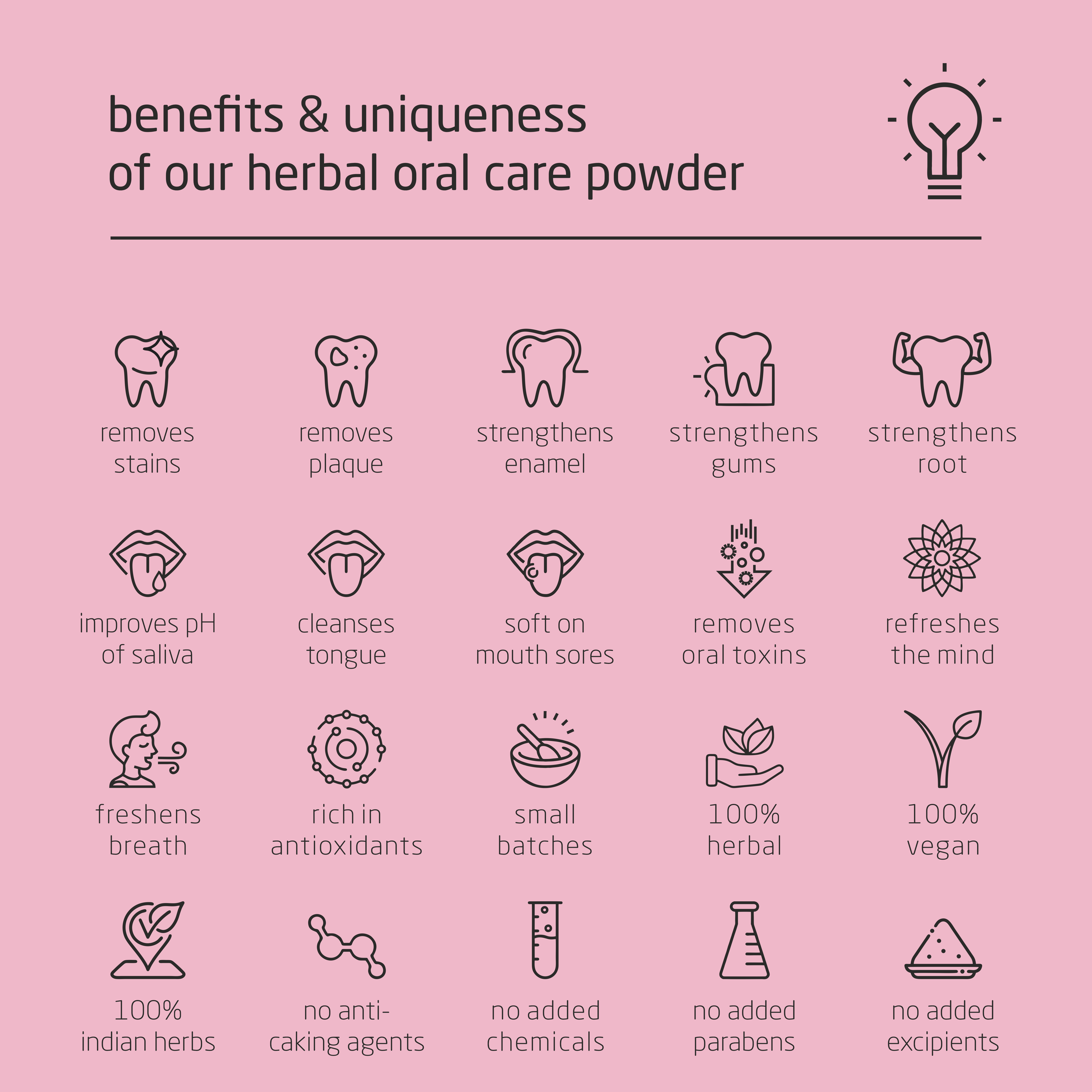 Super Premium Herbal Oral Care Powder – 50g Super Premium Herbal Oral Care Powder – 50g