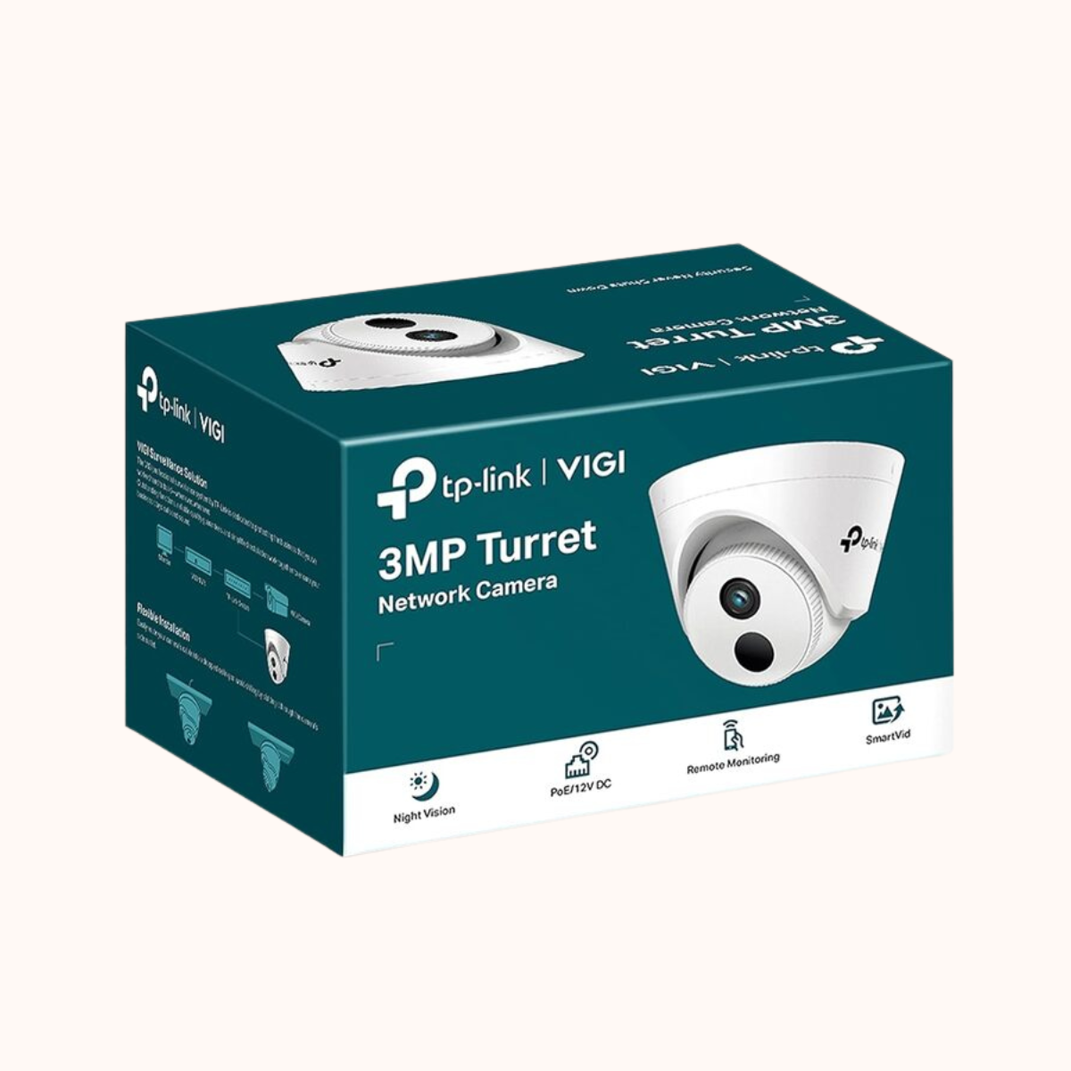 TP-Link VIGI (2.8mm) 3MP Turret Network Camera-C400HP V1