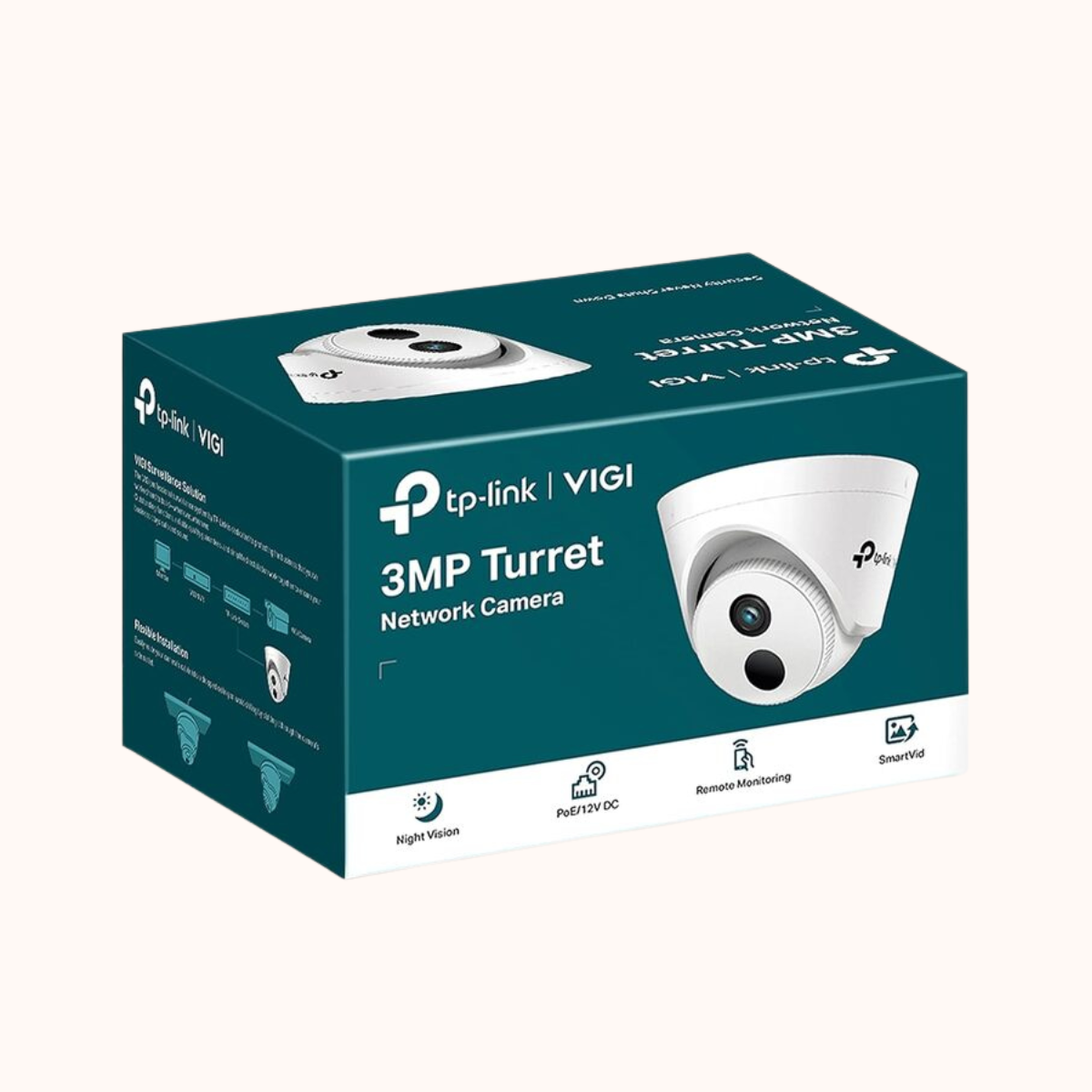 TP-Link VIGI (2.8mm) 3MP Turret Network Camera-C400HP V2