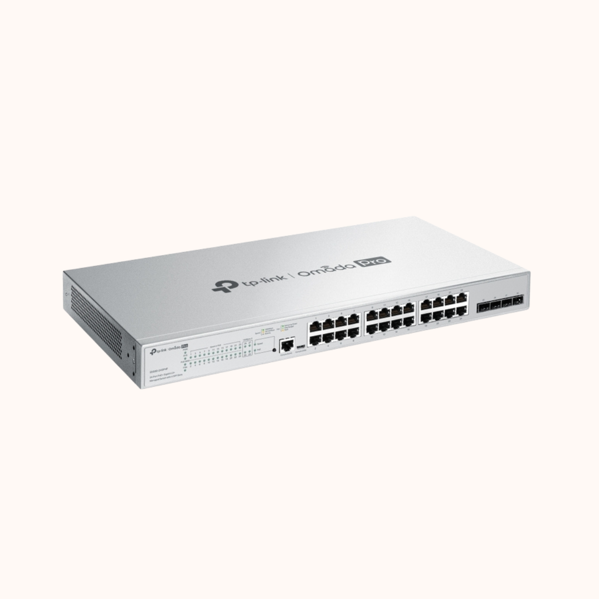 TP-Link Omada Pro 24-Port PoE+ Gigabit L2+ Managed Switch 4 SFP Slots-S5500-24GP4F