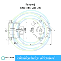 Flameproof Rotary Switch - Direct Entry