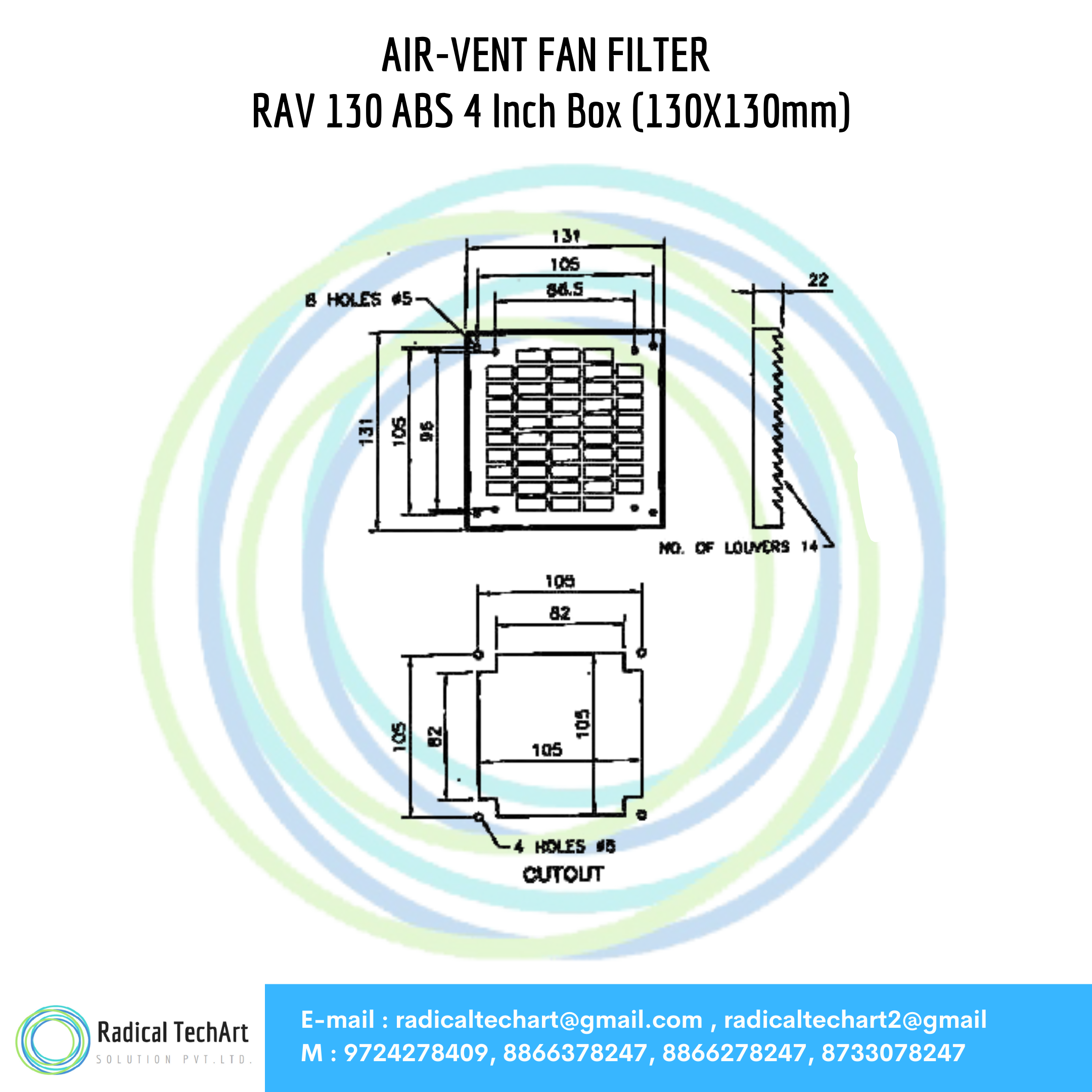 Airvent Fan Filters