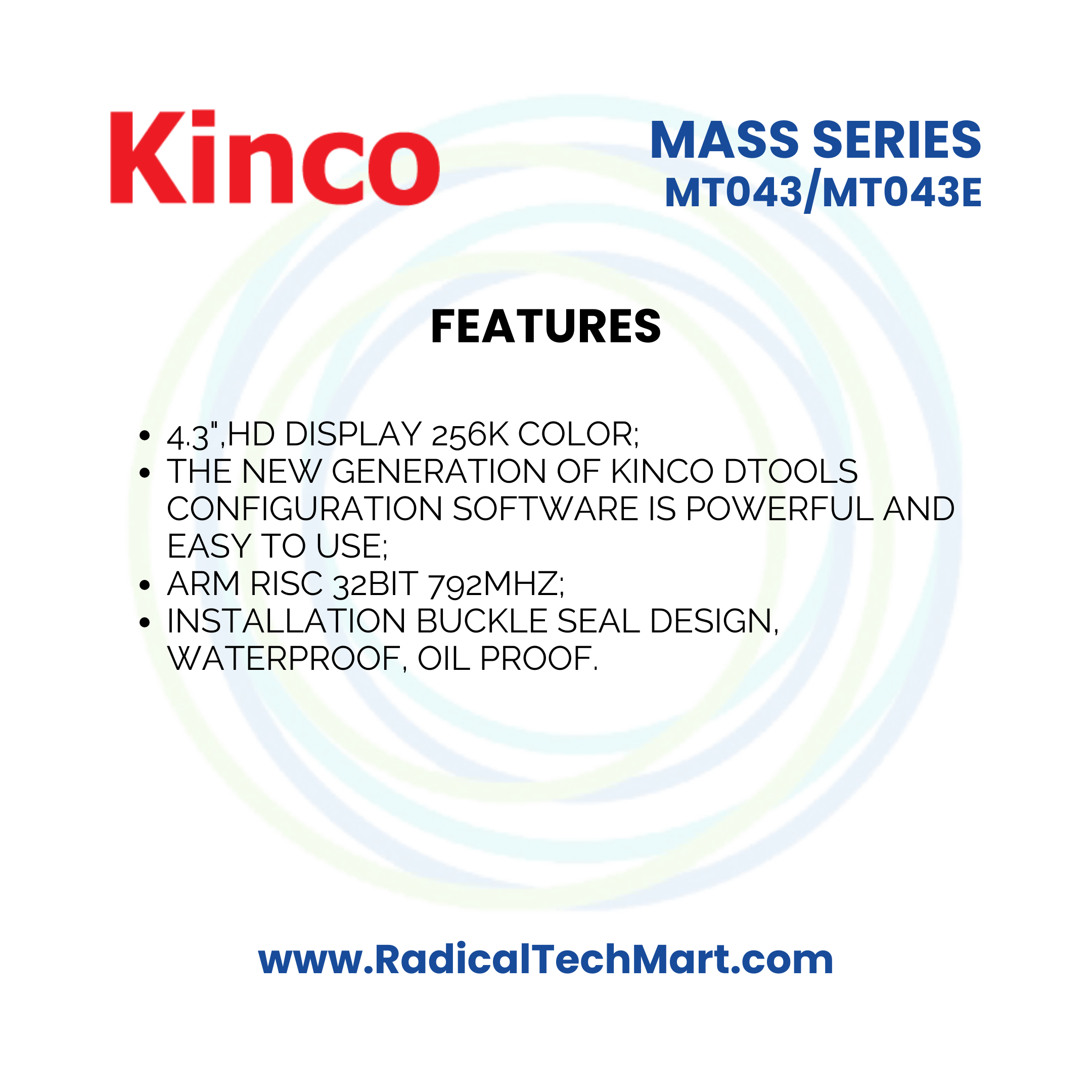 MT Series 4.3" HMI