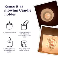 Coffee scented candle on work desk — IFRA certified soy wax — Mellow Moments