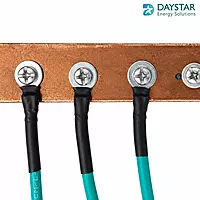 4 Hole Earth Bench / Terminal Strip | Copper-Plated Grounding Bar