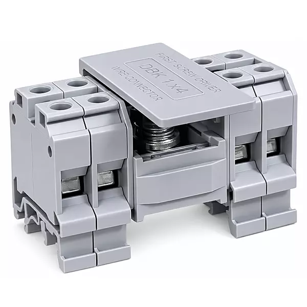 Elmex DBK-1X4 Polyamide Distribution Block | 114A/57A | 1 In (35mm²) – 8 Out (10mm²) | Finger Safe