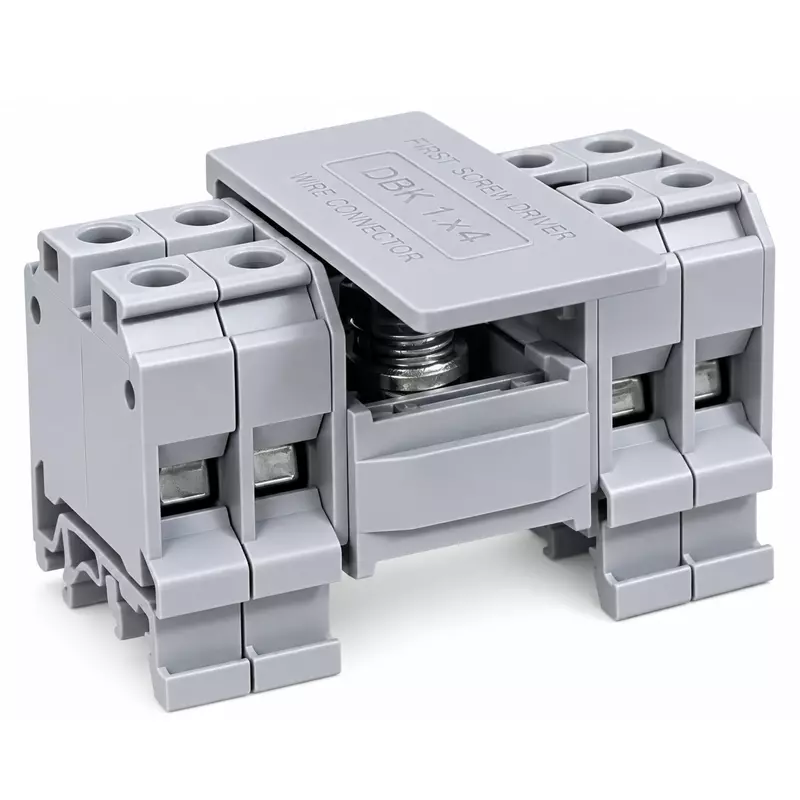 Elmex DBK-1X4 Polyamide Distribution Block | 114A/57A | 1 In (35mm²) – 8 Out (10mm²) | Finger Safe